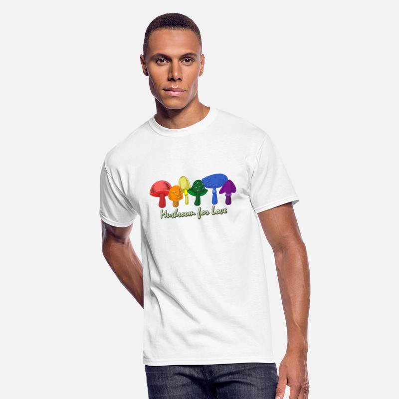 Mushroom for Love - Subtle Rainbow LGBTQ+ Pride