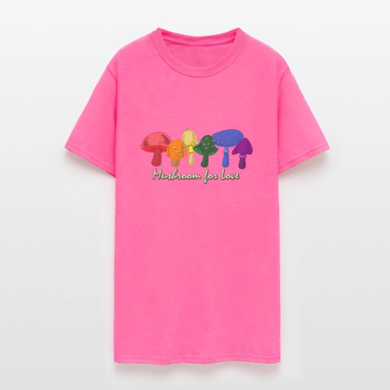 Mushroom for Love - Subtle Rainbow LGBTQ+ Pride