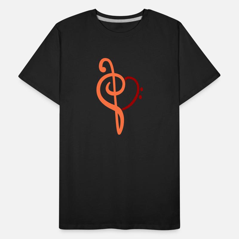 Music Bass Clef Heart Love Note Treble Sound Logo