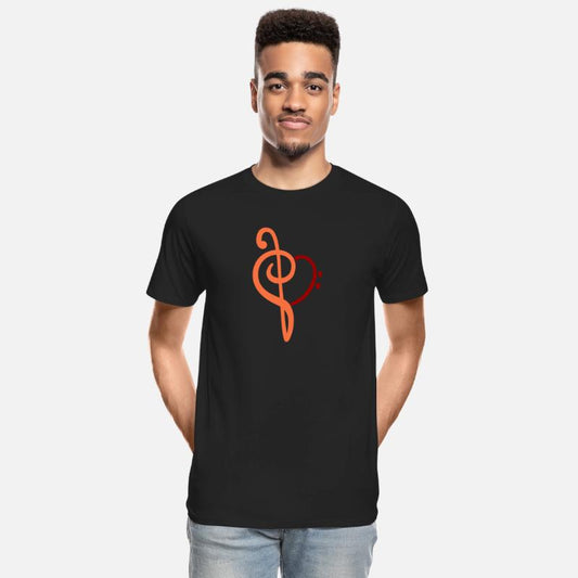 Music Bass Clef Heart Love Note Treble Sound Logo