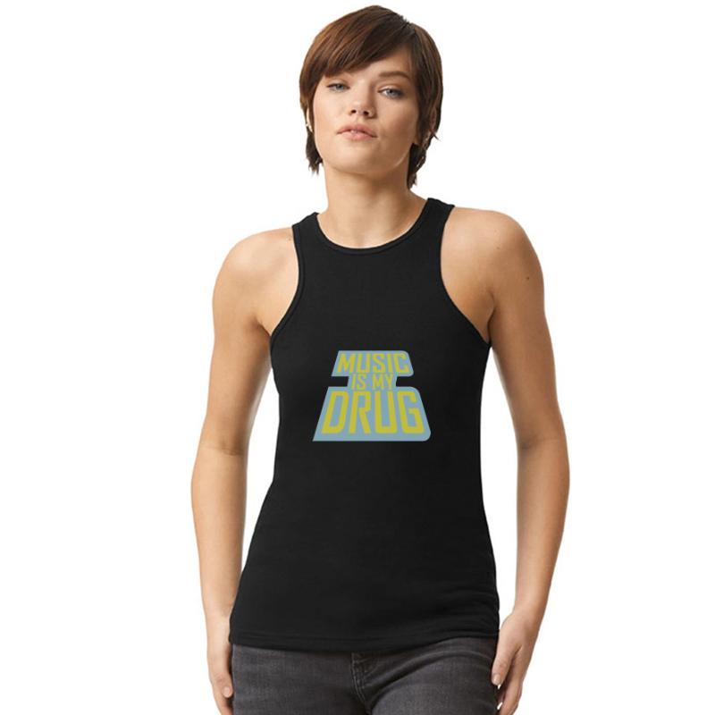 Music Is My Drug Medicine Healing Party Love Logo