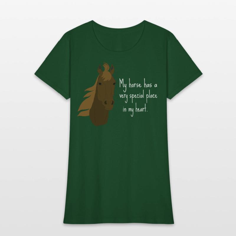 MY HORSE HAS A VERY SPECIAL PLACE IN MY HEART