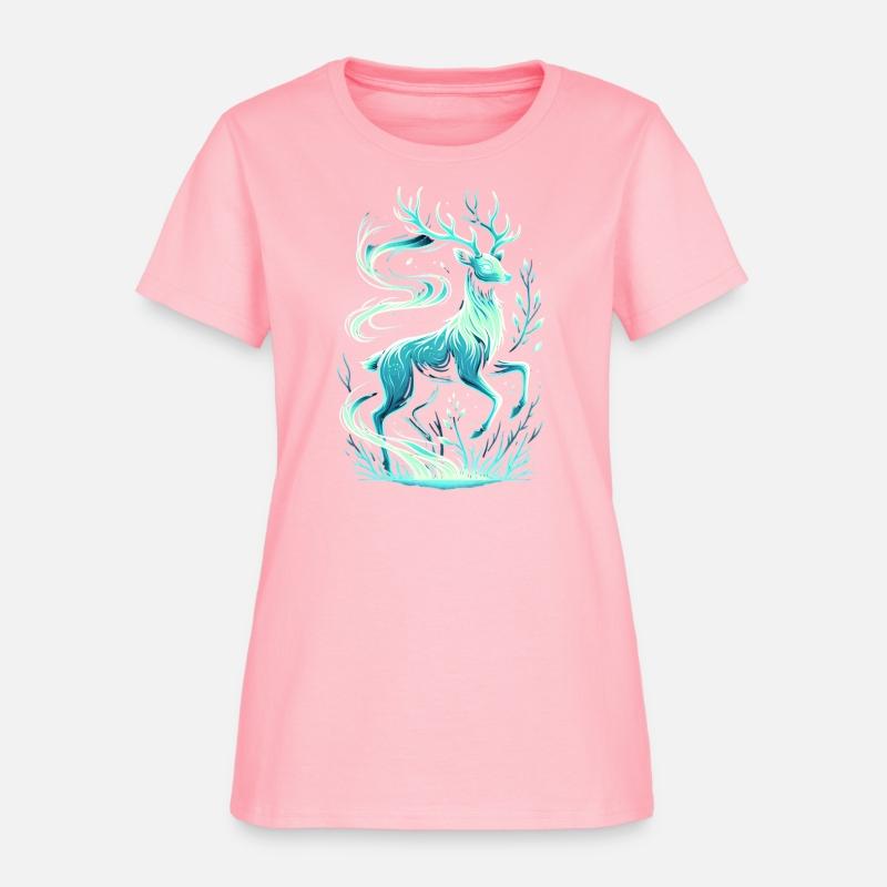 Mystical Deer in Enchanting Forest Scene