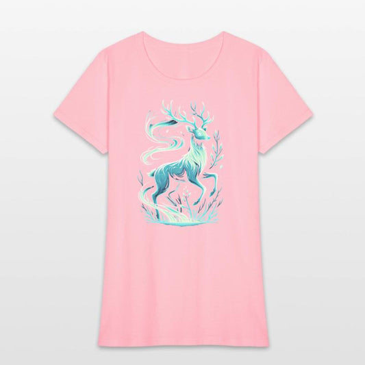 Mystical Deer in Enchanting Forest Scene