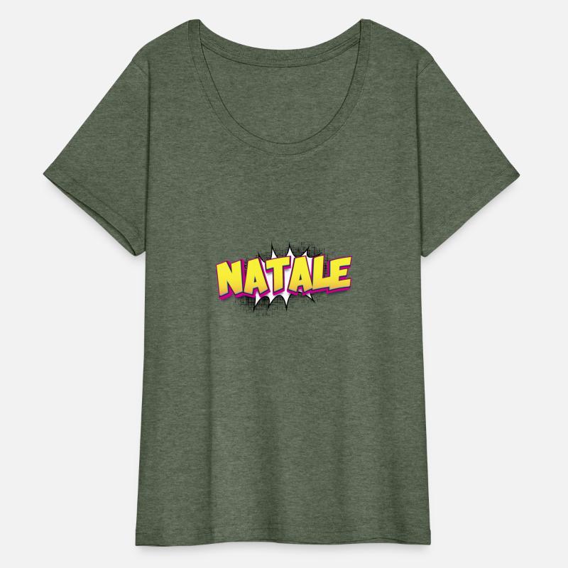 Natale Custom Name Comic Book Style Pop Art,