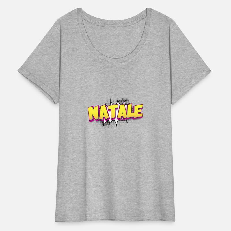 Natale Custom Name Comic Book Style Pop Art,