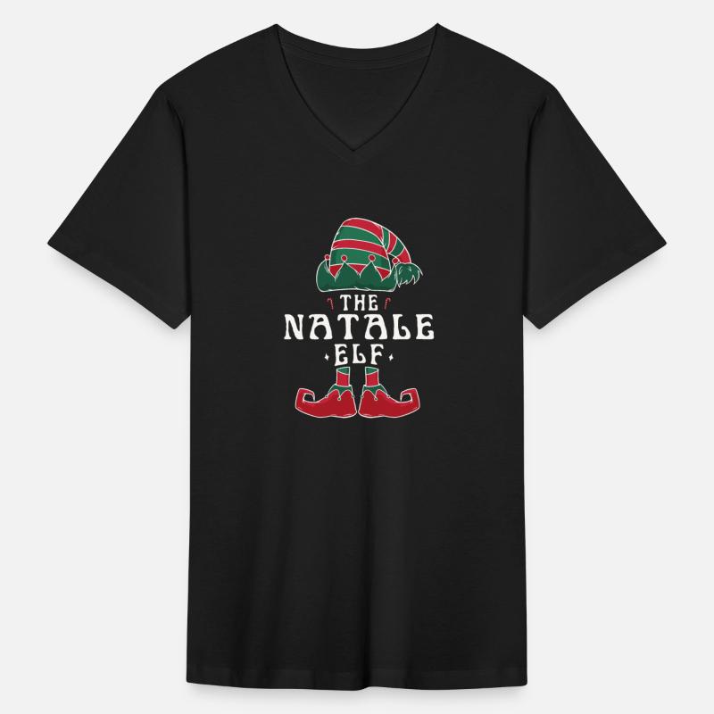 Natale Elf Family Matching Group Christmas Dad