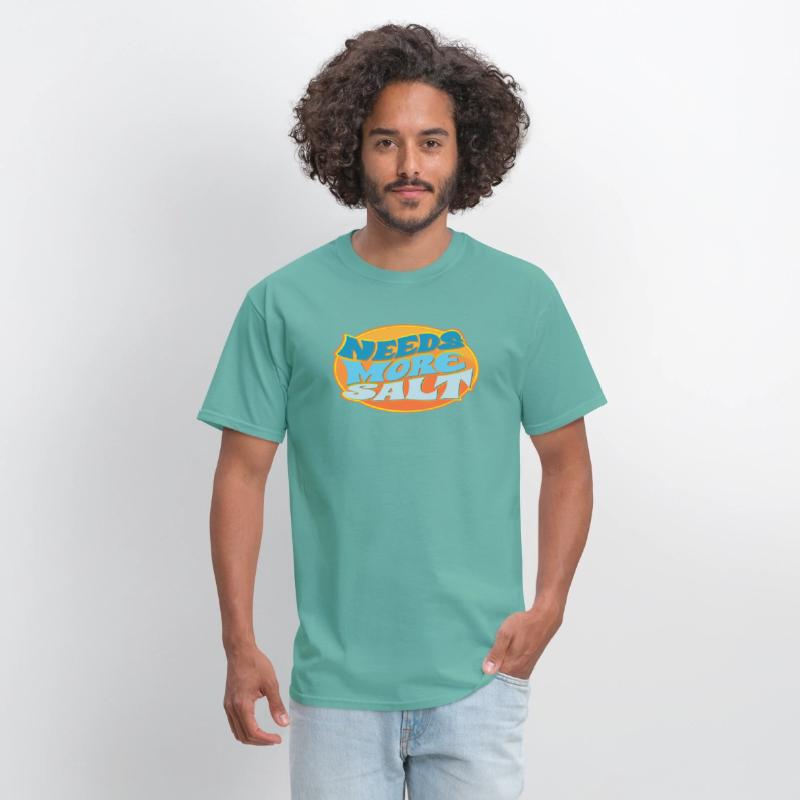 Needs More Salt Oval salty surf style beach bum