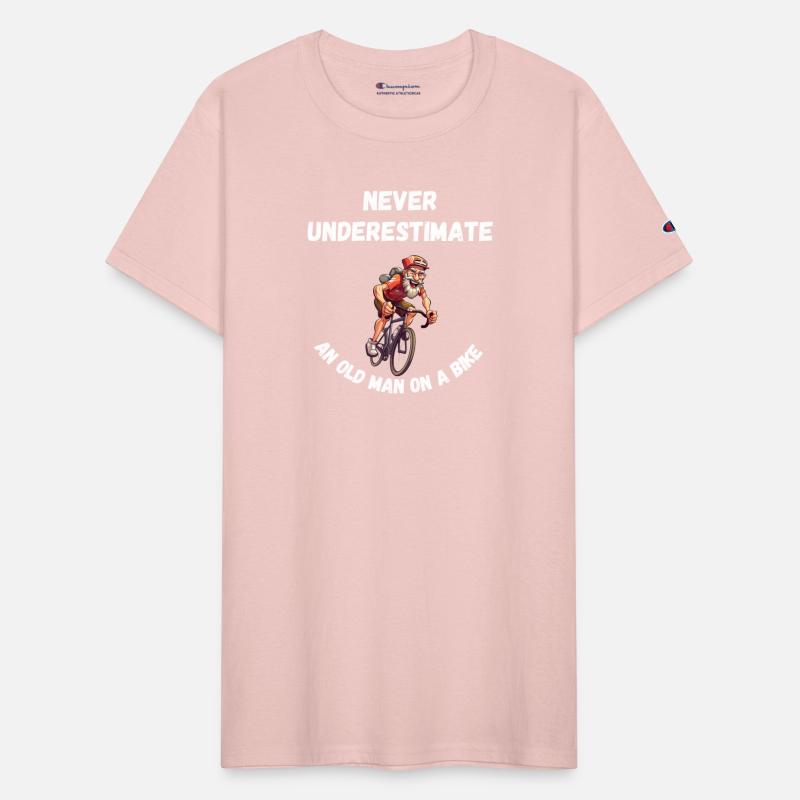 NEVER UNDERESTIMATE AN OLD MAN ON A BIKE