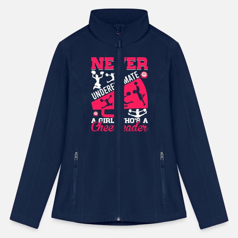 NEVER UNDERSTIMATE A GIRL WHO'S A CHEERLEADER