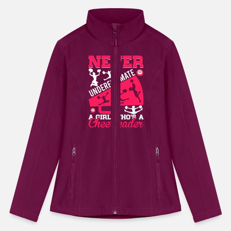 NEVER UNDERSTIMATE A GIRL WHO'S A CHEERLEADER