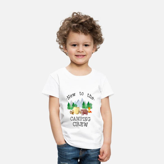 New To The Camping Crew Baby Shirt