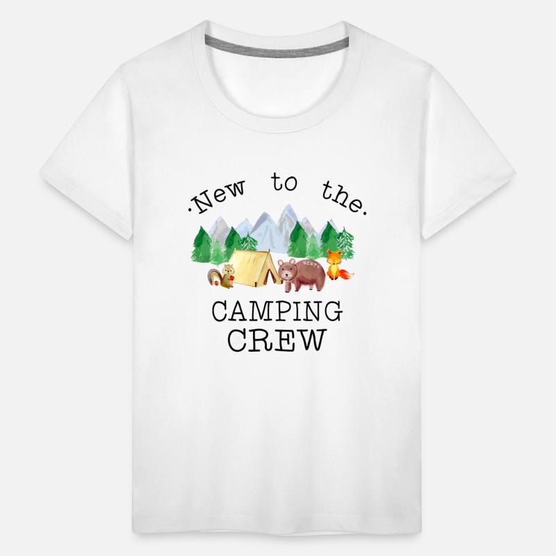 New To The Camping Crew Baby Shirt