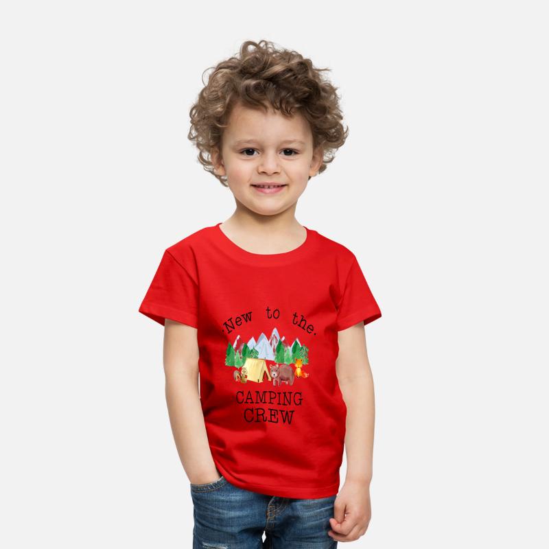 New To The Camping Crew Baby Shirt