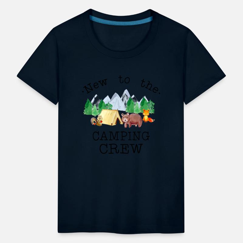 New To The Camping Crew Baby Shirt