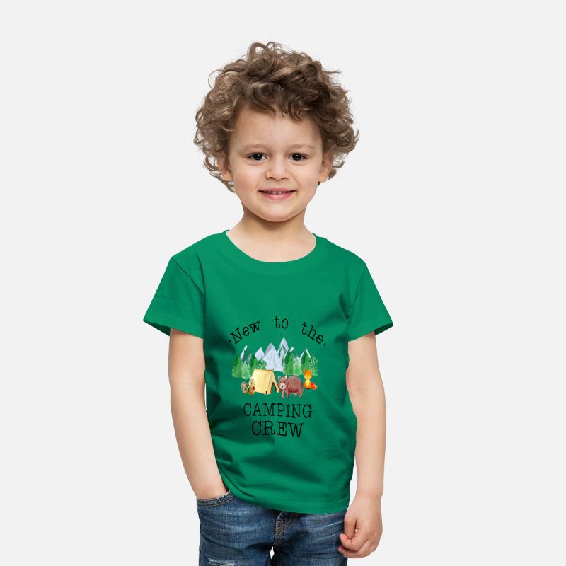 New To The Camping Crew Baby Shirt