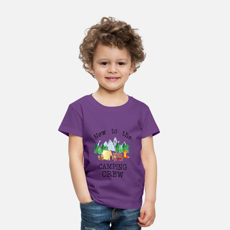 New To The Camping Crew Baby Shirt