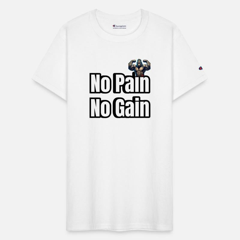 No Pain No Gain Gorilla Head
