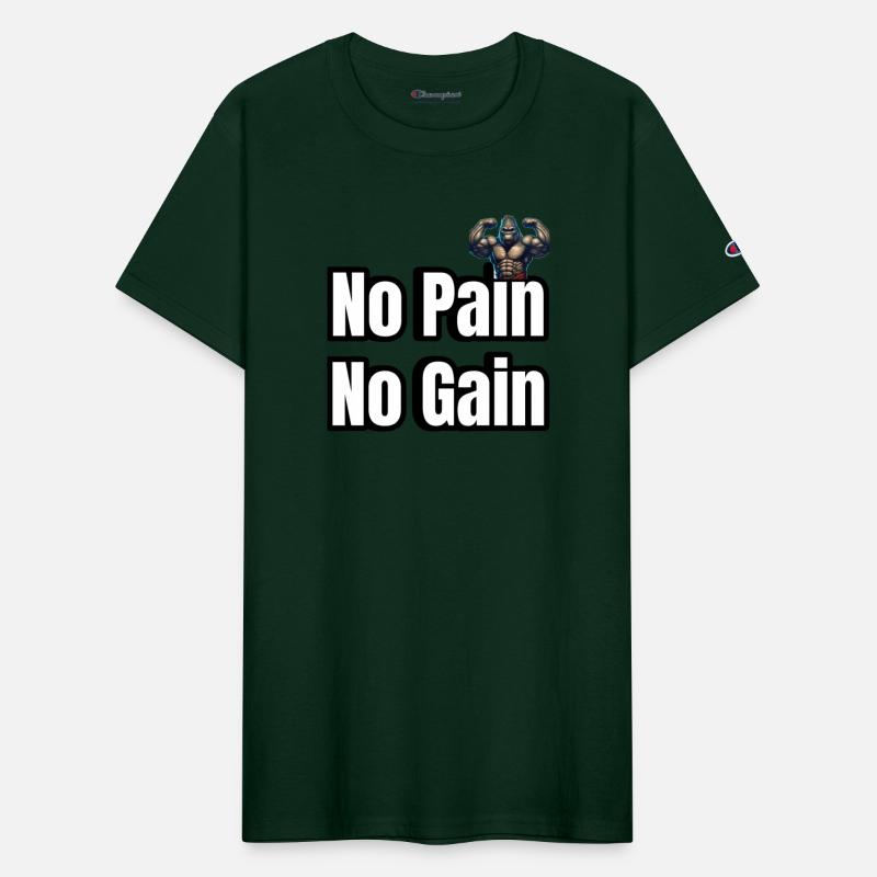 No Pain No Gain Gorilla Head