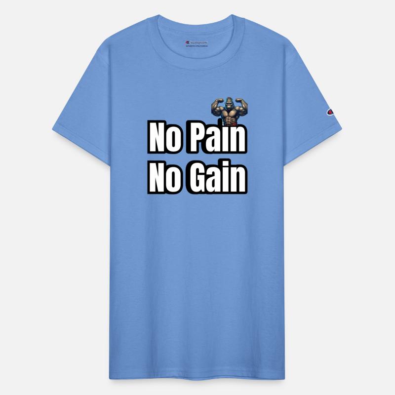 No Pain No Gain Gorilla Head