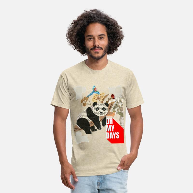 Oh My Days – Panda Collage Tee