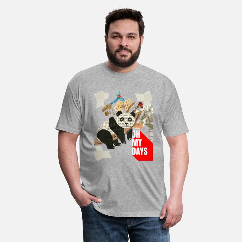 Oh My Days – Panda Collage Tee