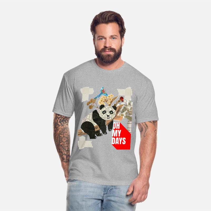 Oh My Days – Panda Collage Tee