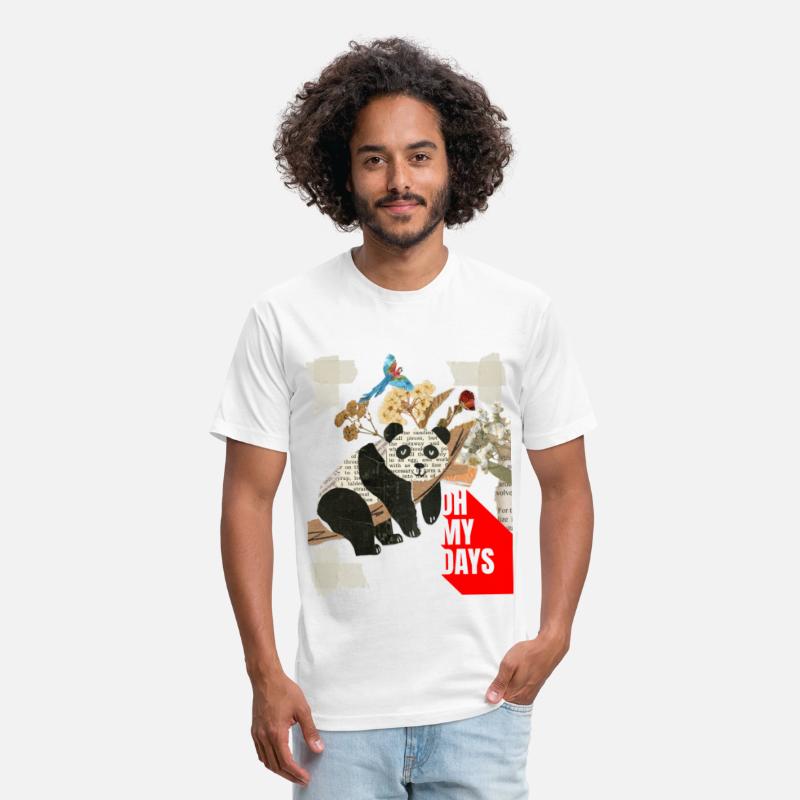 Oh My Days – Panda Collage Tee