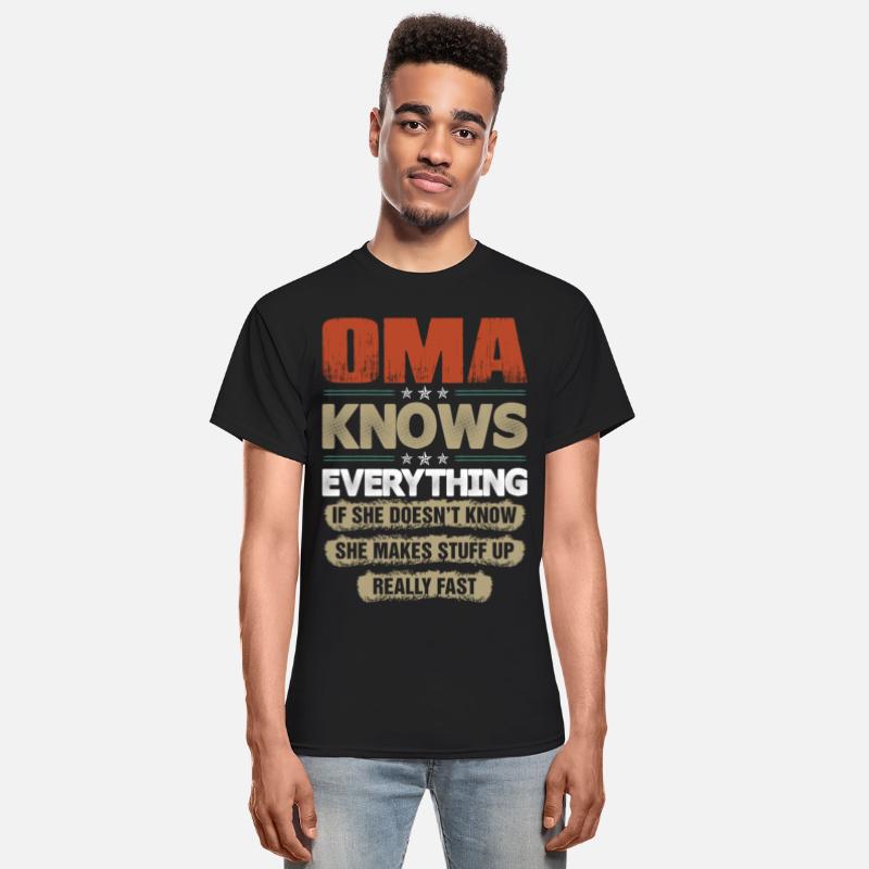 Oma Knows Everything Tshirt