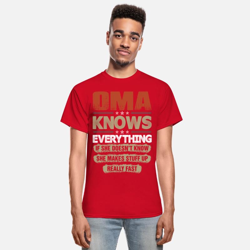 Oma Knows Everything Tshirt