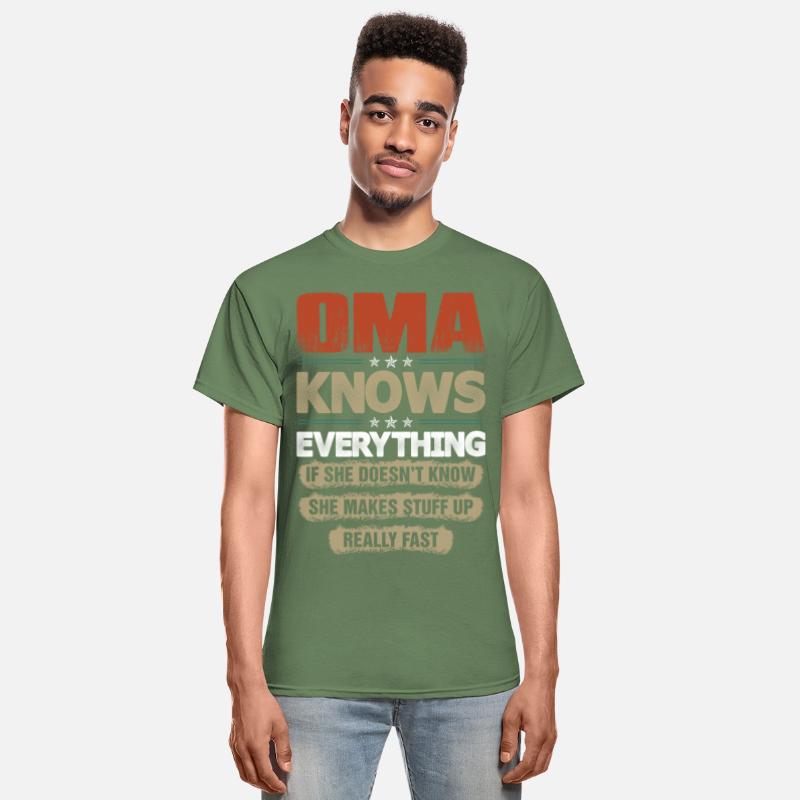 Oma Knows Everything Tshirt