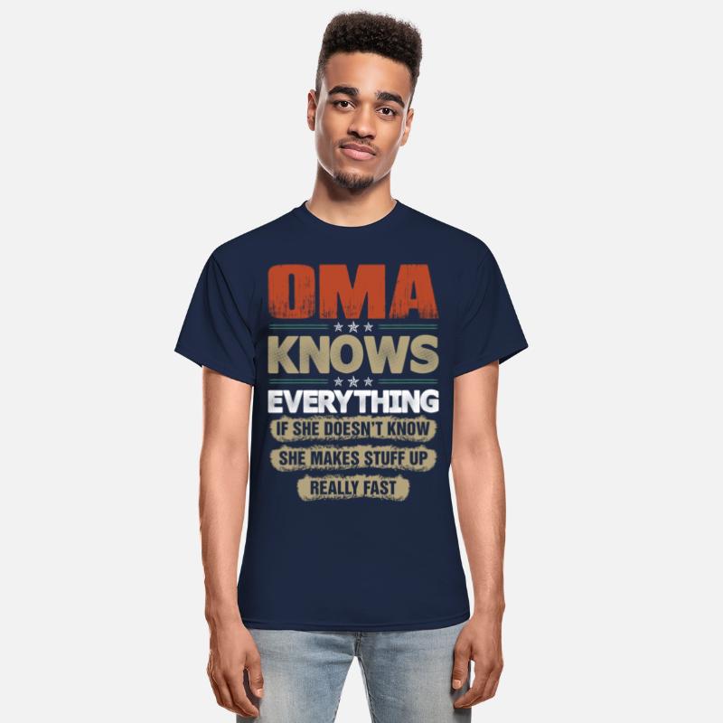Oma Knows Everything Tshirt