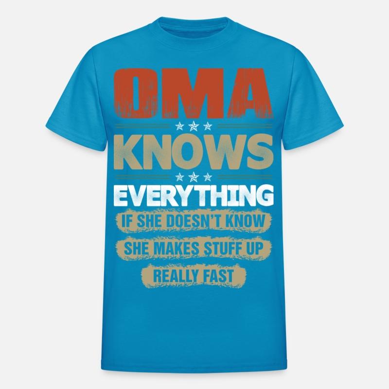 Oma Knows Everything Tshirt