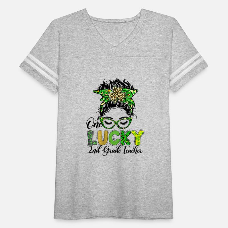 One Lucky 2Nd Grade Teacher Happy St Patric Day