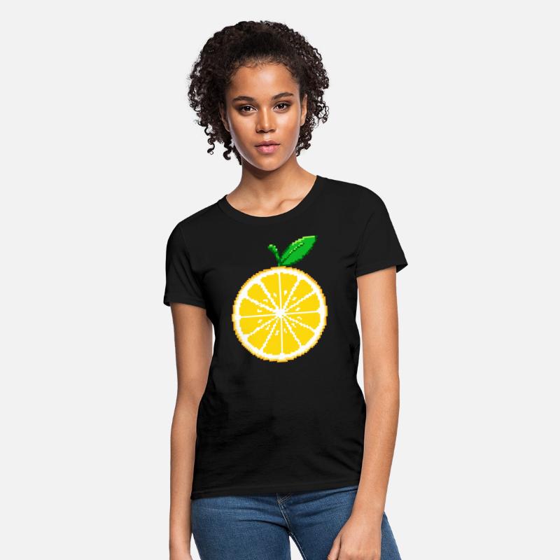 orange fruit in digital pixel style