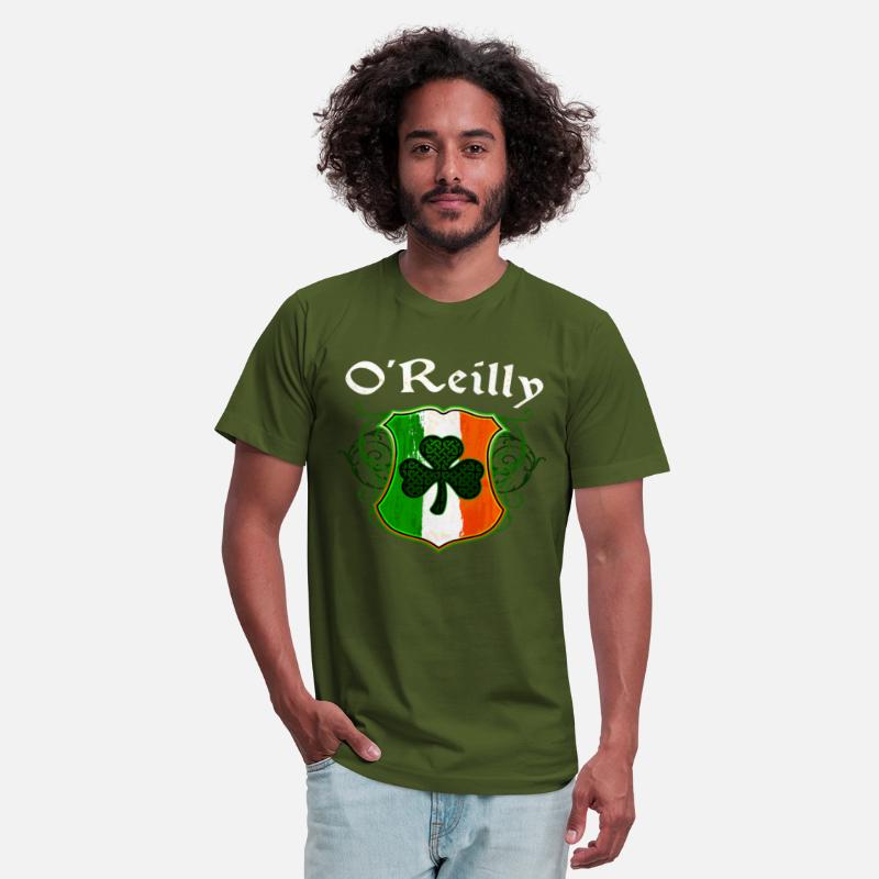 O'Reilly Irish Surname Ireland Flag Shamrock