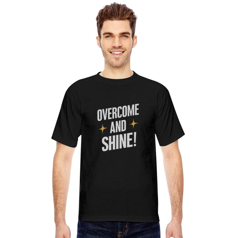 Overcome And Shine Inspirational Message