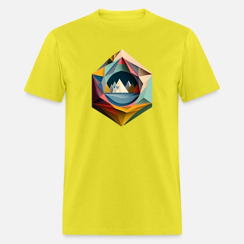 painting of a mountain