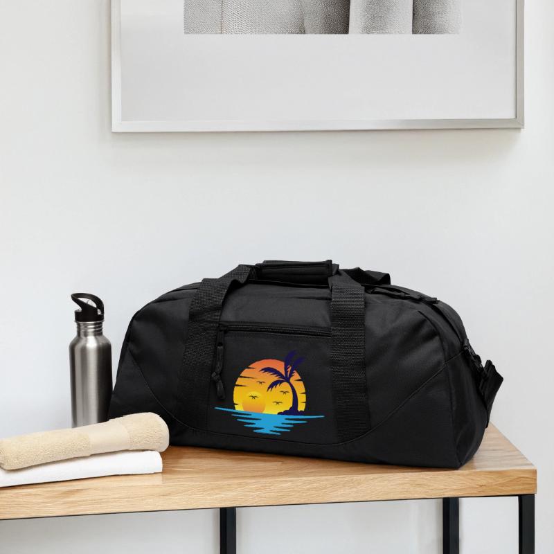 Palm Tree, Beach, sunset, vintage, Palm Beach