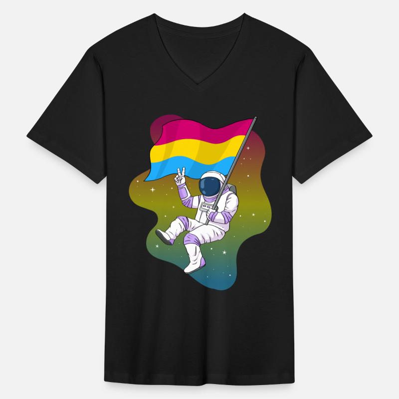 Pansexual Pride Pan Flag Space Astronaut Subtle