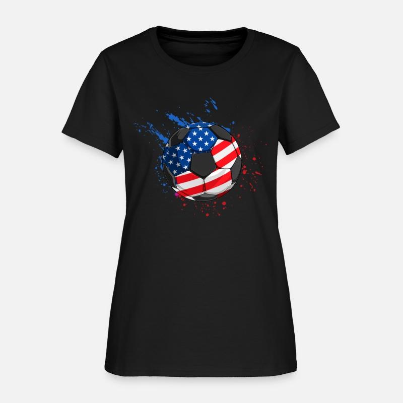Patriotic Soccer 4th of July USA American Flag