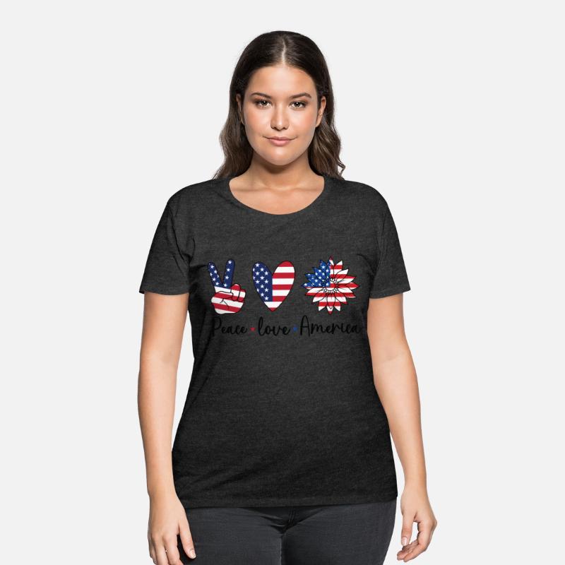 Peace Love America Design