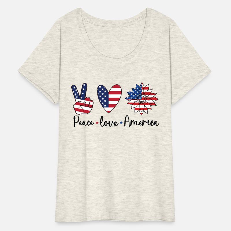 Peace Love America Design