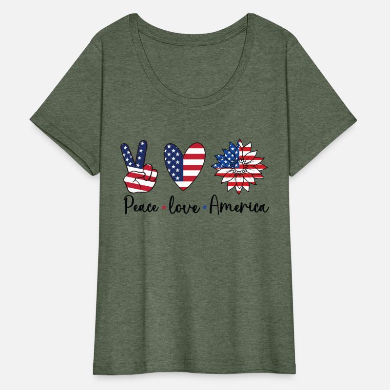 Peace Love America Design