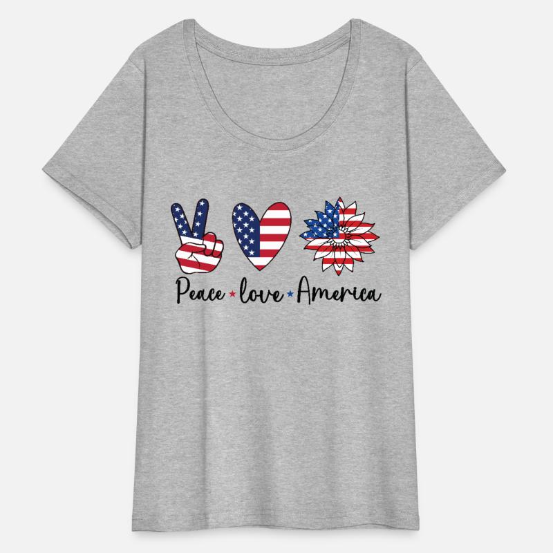 Peace Love America Design