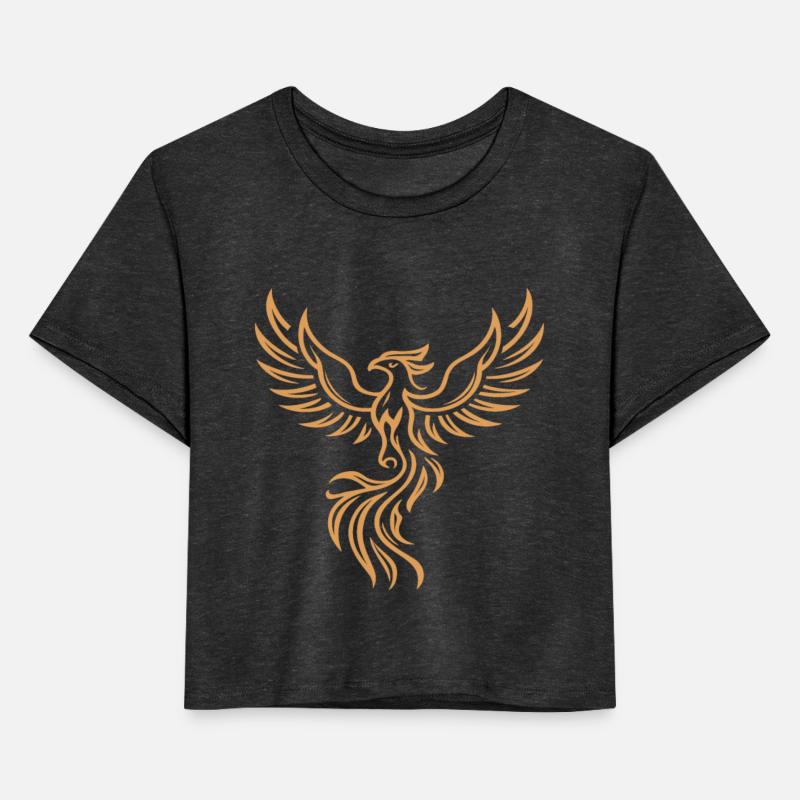 Phoenix Majestic Tribal Art Bird Fire Symbol
