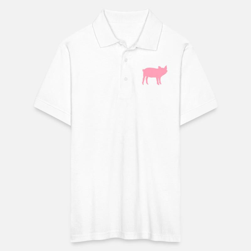 Pig Silhouette I Love pigs pink piggy piglet