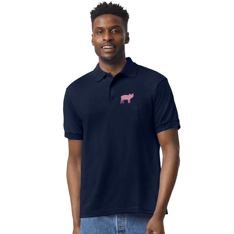 Pig Silhouette I Love pigs pink piggy piglet