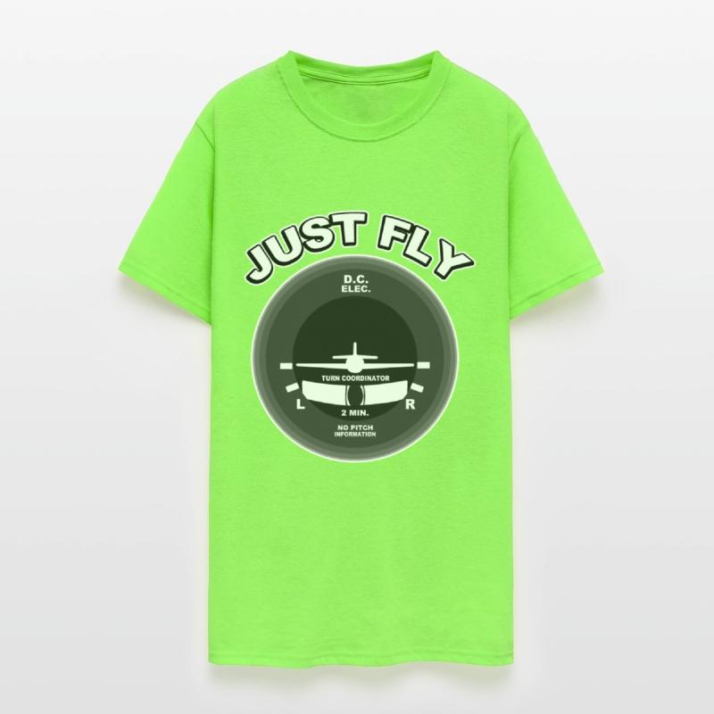 Pilot Shirt • Just Fly • Plane Gift