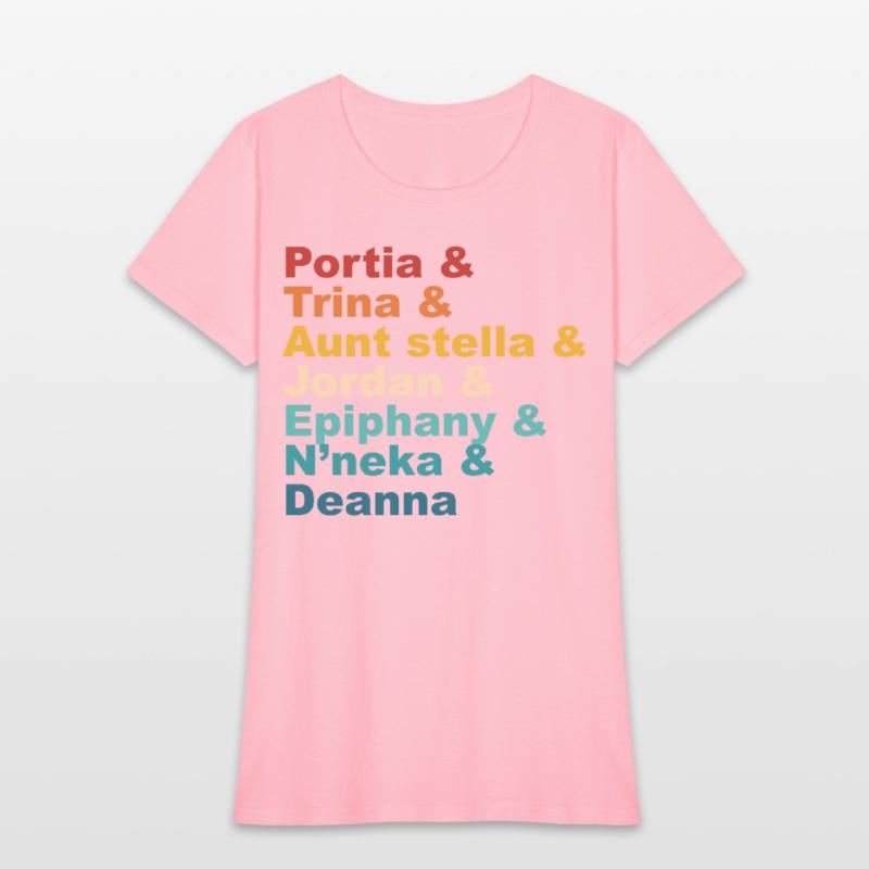 Portia& Trina& Aunt Stella& Jordan& Epiphany& N’ne